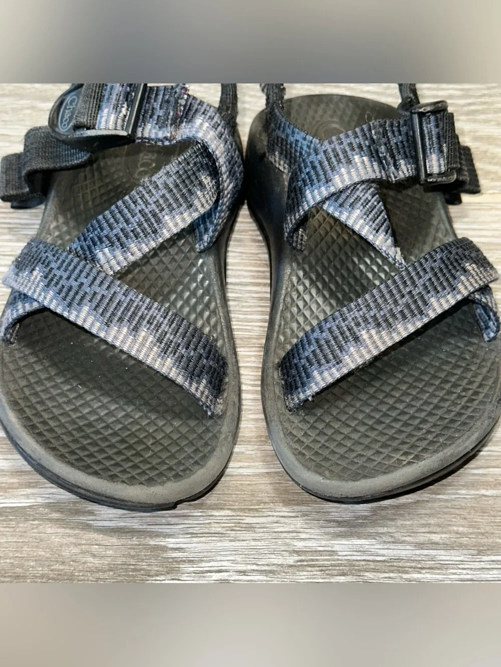 Chaco Kids Z1 EcoTread Athletic Sport Sandal Youth Size 11 Navy Slides Outdoor